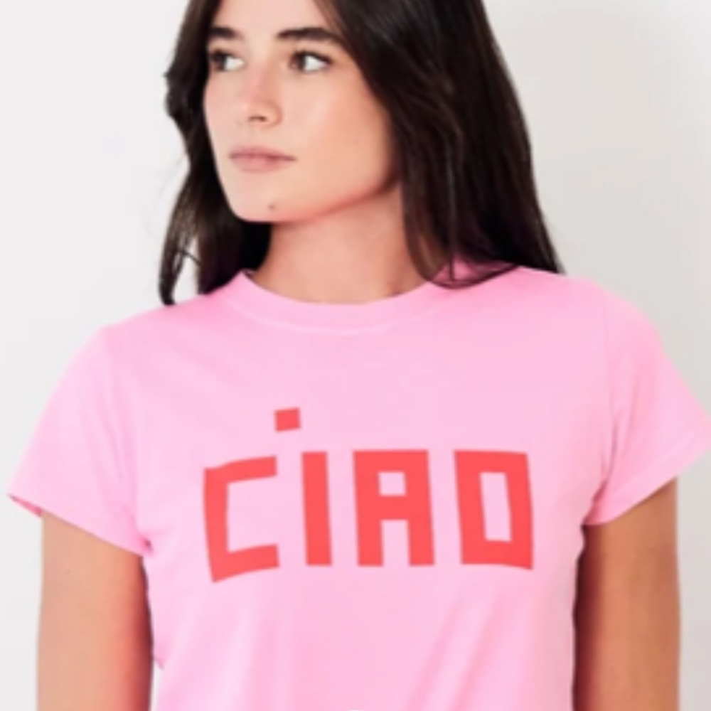 Clare V size M Ciao tee. Sold out. NWOT
